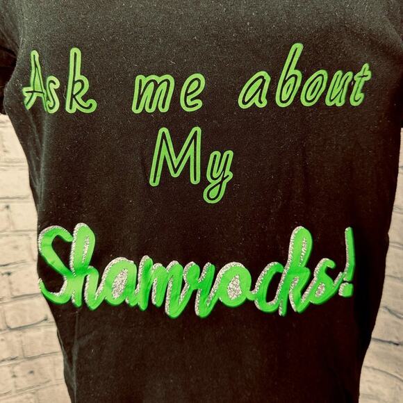 Ask me about my Shamrocks Tee shirt - L - Picture 5 of 7